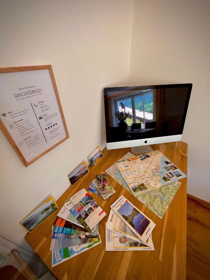 Apartment Ferienwohnung Das Unterach Am Attersee Exteriör bild