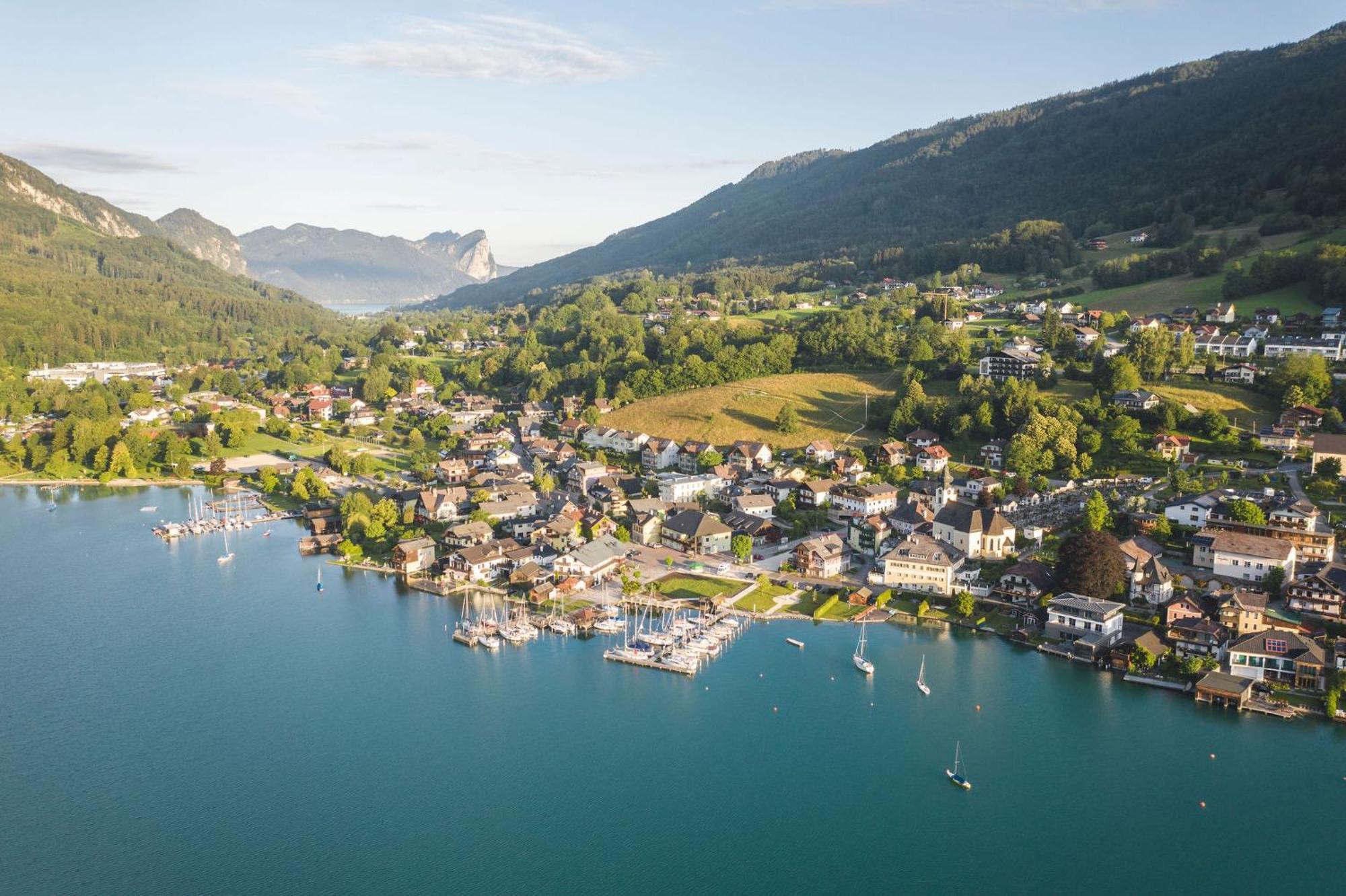 Apartment Ferienwohnung Das Unterach Am Attersee Exteriör bild